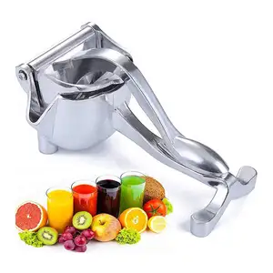 Alat alat dapur penekan tangan kecil portabel Manual logam Juicer buah jeruk baja tahan karat pemeras Lemon