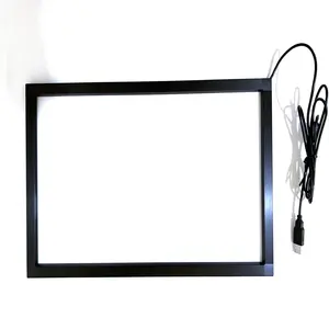 Vidrio templado Panel de pantalla táctil infrarroja de 15 pulgadas 10 puntos táctiles para Monitor táctil Monitor industrial