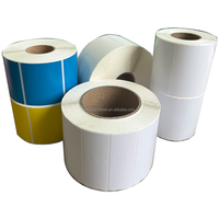 Étiquettes industrielles personnalisables Haoxuan, vente en gros, usine, rouleaux d'étiquettes vierges pour imprimantes de codes-barres de bureau