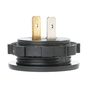 DC12V 24V светодиодный водонепроницаемый круглый автомобильный лодочный мотоцикл панель мини цифровой измеритель напряжения тестер дисплей Вольтметр - Product Image 3