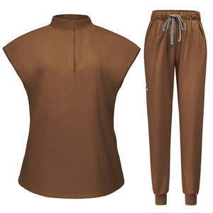 Tenues médicales unisexes à manches courtes élastiques pour hôpital, salon de beauté, bloc opératoire – Marque Jinteng – En stock - Product Image 6