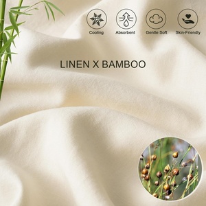 Set di Biancheria da Letto HSC di Lusso in Lyocell di Bambù Organico - <span class=keywords><strong>Lenzuola</strong></span> Estive Rinfrescanti ed Ecologiche - Product Image 6