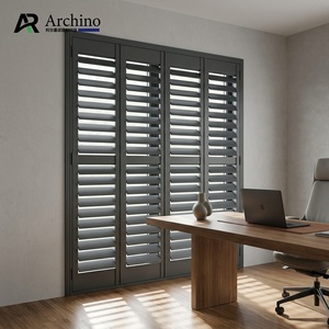 Sistema de Persianas de Aluminio Motorizadas y Giratorias con Motor <span class=keywords><strong>Somfy</strong></span> para Patio Exterior de Villas de Lujo, Protección Solar y Control de Lluvia - Product Image 4