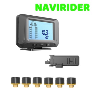 6 to 26 Tires Truck Tire Pressure Monitoring Internal Digital 433.92 Mhz Truck Bus Tyre Monitor Pressure Sensor <b>TPMS</b> - Product Image 4
