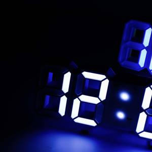 Reloj Despertador Digital 3D con Sensor de Luz, para Montar en la Pared, con Luz Blanca, Azul y Verde, Ideal para Decoración de Habitaciones Estudiantiles - Product Image 5