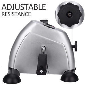 Mini vélo d'exercice avec écran LCD, pédalier d'exercice sous le bureau, cycle d'exercice pour les <span class=keywords><strong>bras</strong></span> et les jambes, pédalier de pied, marchepied - Product Image 5