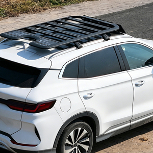 Panier <span class=keywords><strong>de</strong></span> <span class=keywords><strong>toit</strong></span> en alliage d'aluminium pour bagages, échelle latérale et boîte latérale pour <span class=keywords><strong>Audi</strong></span> <span class=keywords><strong>Q5</strong></span> 2010-2018 - Product Image 6