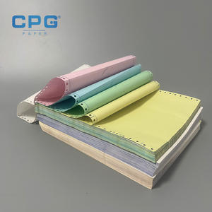 Suministro Directo de Fábrica, Rollo de Papel Sin Carbón CB CFB CF con Recubrimiento Superior, 50 g/m², 3 Capas, Papel NCR para Impresión, Suministro para Uso en Fábrica - Product Image 1