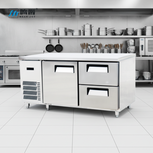 Système de réfrigération industrielle pour cuisine, capacité de stockage élevée de 370 L, anti-corrosion, comptoir de congélation - Product Image 1