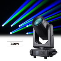 260W faisceau tête mobile éclairage de scène RGBW couleur 16CH DMX 512 Mode de contrôle puce LED haute luminosité pour les mariages de barre de DISCO de fête