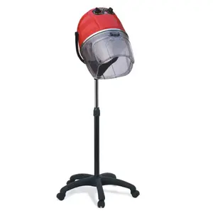 Professionele Verstelbare Hooded Stand-Up Haar Bonnet Droger Met Timer Swivel Caster Rolling Base Voor Beauty Salon Of Thuis gebruik