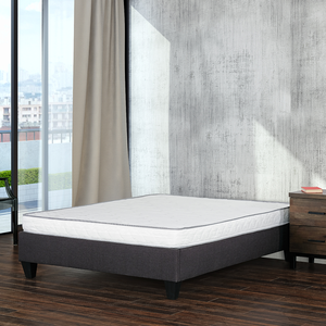 Reversible Full Size Queen Foam <b>Mattress</b> in a Box High-density Comfort Foam Double-Sided Quilted Modern White - Product Image 1