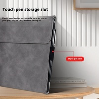 Housse de protection complète en cuir souple pour tablette Microsoft Surface Pro 11 10 9 Pro 6/7 Go avec clavier
