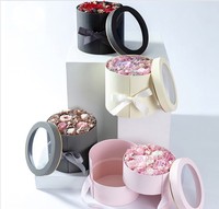 Boîtes à fleurs kexin à logo personnalisé, boîtes d'emballage de luxe à fleurs de rose