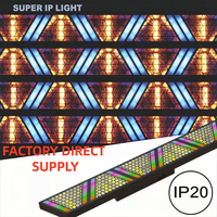 Luz de Escenario Metálica LED RGB Estroboscópica COB Retro de 5x60W, DMX512 RDM, Activación por Sonido, Gran Venta