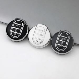 YHC série 11 -Silver Edge nouvel étui à clés de voiture en TPU souple pour BMW X1 X2 X3 X4 X5 X6 BMW 1 2 3 4 5 6 <span class=keywords><strong>MINI</strong></span> F55 F56 housse de clé de voiture intelligente - Product Image 5