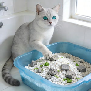 Litière pour chat écologique mixte, faible en poussière et anti-odeurs, sable de tofu et argile de bentonite pour un nettoyage efficace - Product Image 6