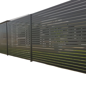 Thiết kế hiện đại Nhôm hàng rào riêng tư dễ dàng kim loại hàng rào tấm cho biệt thự sân ban công bền sân cỏ hàng rào phần cứng - Product Image 1