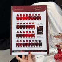 Nouvel arrivage Youse : Kit de vernis gel UV Bronti Rouge 28 couleurs assorties pour distributeurs de produits pour ongles 15ml