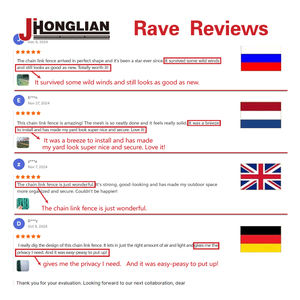 سياج شبكي مجلفن بالغمس الساخن بسعر مخفض، لفة سياج حلقي بطول 8 أقدام، سياج حلقي من البي في سي، سياج شبكي حلقي - Product Image 5