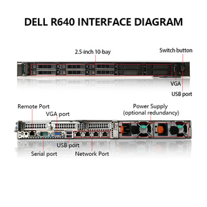 Vente en gros de serveurs en rack <span class=keywords><strong>EMC</strong></span> Powerage R640 d'occasion modèles 8SFF et 10SFF à bas prix en stock - Product Image 4