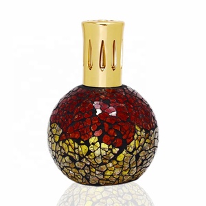 Aromaterapia compatible con aceite Lampe Berge, lámpara de aromaterapia catalítica de 100 ML Lámpara de aceite de mosaico de vidrio - Product Image 3