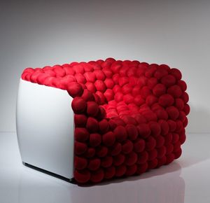 Fauteuil moderne de designer Ball Ball, nouveau fauteuil bleu, personnalité artistique, détente, fauteuil individuel - Product Image 1