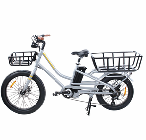 Vélo cargo électrique en promotion pour le transport familial de marchandises, capacité 200 kg, cadre de haute qualité - Product Image 1