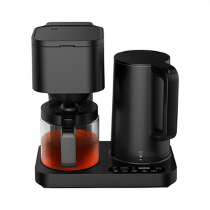 Cafetera inteligente portátil con riego por goteo, estilo moderno, eléctrica para hoteles, uso en la cocina, llenado semiautomático negro - Product Image 3