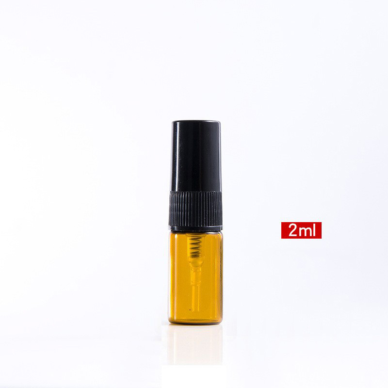 Bottiglia Ambra + Spruzzatore Nero + Coperchio Nero