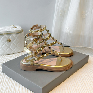 Sandales romaines à rivets pour bébé fille, chaussures tendance pour enfants, été - Product Image 2