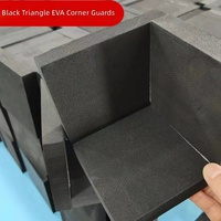 Protections d'angle anti-collision en mousse EVA noire personnalisées pour meubles, marchandises fragiles, portes, fenêtres - Fentes d'angle - Stock fabricant
