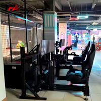 Base de cockpit de simulation de course avec simulateur de mouvement amélioré, support de course pour les conceptions de cockpit de simulation de course et de simulateur de course