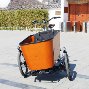 Vélo électrique à trois roues, <span class=keywords><strong>taxi</strong></span>, vélo-rickshaw, bakfiets, remorque, vélo cargo électrique, système d'amortissement, pour animaux de compagnie (chiens et chats) - Product Image 5