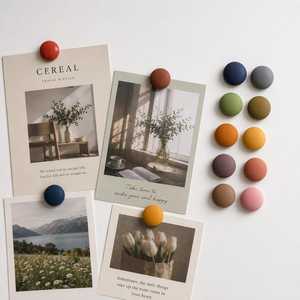 OEM ODM Bulk Production Durable Colorful Organic Resin Magnets Decorative Magnet <b>Sticker</b> for Office <b>Kitchen</b> Memo Board Decor - Product Image 3