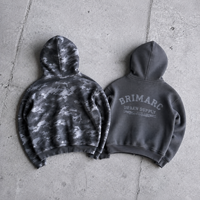 OEM Asit Yıkama Güneş Solması Taş Desenli Kamuflaj Kapüşonlu Erkek Büyük Beden, Çift Taraflı İki Renkli Tam Fermuarlı Karınca Yaka Karanlıkta Parlayan Sweatshirt