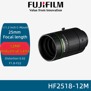 Fujinon HF818-12M 12MP 2/3 ''1.8mm F1.4-F16 cố định độ dài tiêu cự của nhãn hiệu Iris C-Mount ống kính quang học công nghiệp Ống Kính Fisheye - Product Image 2