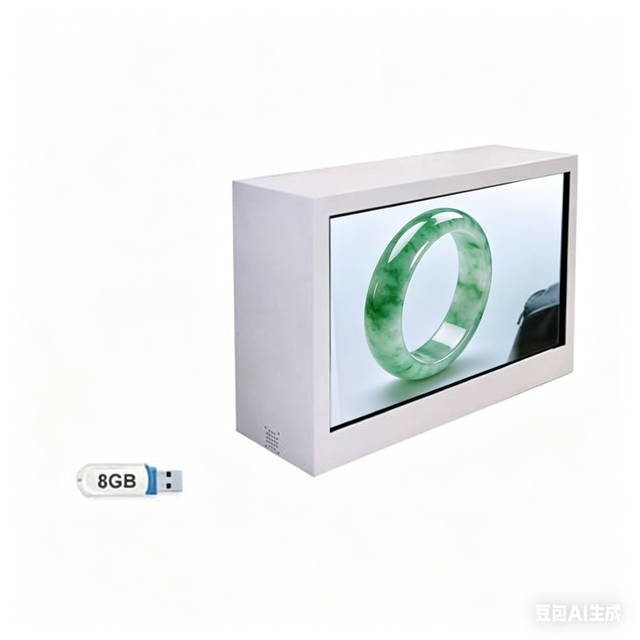 21.5-Inch Transparent LCD Display Cabinet with 3D Touch Technology Holographic Graphics for Shopping Mall Use