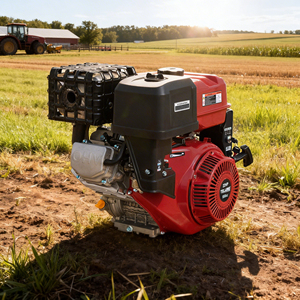 Motor <span class=keywords><strong>de</strong></span> <span class=keywords><strong>Gasolina</strong></span> Monocilíndrico Todoterreno <span class=keywords><strong>de</strong></span> 22 HP y 550 cc OHV <span class=keywords><strong>de</strong></span> <span class=keywords><strong>4</strong></span> <span class=keywords><strong>Tiempos</strong></span> con Arranque Eléctrico y <span class=keywords><strong>de</strong></span> Retroceso para Unidad <span class=keywords><strong>de</strong></span> Potencia Hidráulica / <span class=keywords><strong>Desbrozadora</strong></span> <span class=keywords><strong>de</strong></span> Troncos - Product Image 2