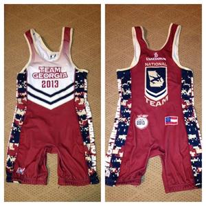 Maillot de lutte professionnel brossé, de haute qualité, personnalisé, bon marché - Product Image 5