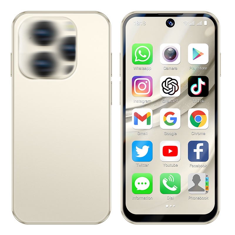 ミニ携帯電話 4G SIMフリー XS19PRO ピンク RTS XS19 Proミニ