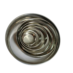 Industrial Woven Wire Mesh Test Sieve for <b>Aggregate</b> Soil Particle Grading in Construction Mining - Product Image 1