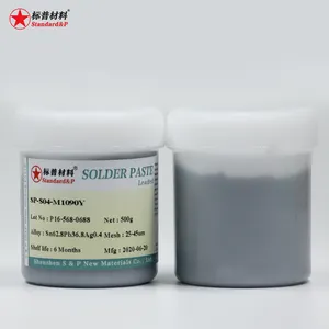 Sn62.8Pb36.8Ag0.4 Lead Solder Paste 0.4 Silver QFN Climbing Tin High Precision Product 0201 BGA Low Cavity Rate T4 Powder