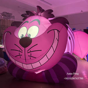 <span class=keywords><strong>Alice</strong></span> <span class=keywords><strong>au</strong></span> <span class=keywords><strong>pays</strong></span> <span class=keywords><strong>des</strong></span> <span class=keywords><strong>merveilles</strong></span> Modèle gonflable de <span class=keywords><strong>chat</strong></span> du Cheshire pour <span class=keywords><strong>la</strong></span> publicité - Product Image 1