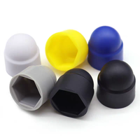 Chine usine Production noir, blanc M4 M5 M6 M8 M10 plastique métrique dôme boulon écrou décoratif en caoutchouc capuchon écrou couverture