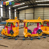 Train électrique personnalisé pour centre commercial, train ludique pour enfants, train sur rails pour parc à thème à vendre
