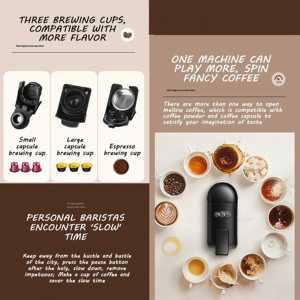 เครื่องชงกาแฟกึ่งอัตโนมัติ เครื่องชงกาแฟ เครื่องชงกาแฟเอสเพรสโซแบบแคปซูลเชิงพาณิชย์ เครื่องชงกาแฟกึ่งอัตโนมัติ กาแฟ - Product Image 5