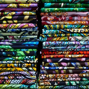 Tessuto 100% Cotone Morbido Autentico Grand African Wax Print, Vera Stoffa <span class=keywords><strong>Olandese</strong></span> Ankara Wax per Cucito - Product Image 1