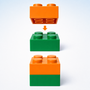 Bloques de Construcción XMORK, Pieza <span class=keywords><strong>43710</strong></span>, Piezas de Forma Especial, Ladrillos Sueltos, Venta al Por Mayor de Fábrica - Product Image 5