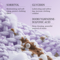 KORMESIC Marque Privée 30 Capsules Gel Lessive Lavande Nettoyant Ménager en Capsules Capsules de Lessive Ultra-Douces